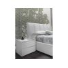 Dormitor elsa, alb, pat 160x190, dulap cu 3 usi culisante, 2 noptiere, comoda