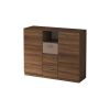Set dormitor effect, nuc, dulap 150 cm, pat 160x200 cm, 2 noptiere, comoda