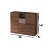 Set dormitor effect, nuc, dulap 150 cm, pat 160x200 cm, 2 noptiere, comoda