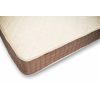 Saltea ortopedica lux, 130x190x23 cm, cu plasa de arcuri, reversibila, sistem de aerisire, ferma