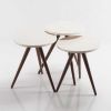 Set 3 mese de cafea 500, culoare bej