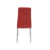 Set 4 scaune bucătărie s-02, culoare roșie