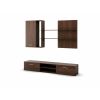 Bibiliotecă living Costin, 200cm, Wenge