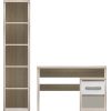 Bibliotecă living Roma, 300 cm, Alb