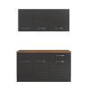 Bucatarie Sofia 140 cm, Wenge, Blat termic nuc