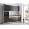 Bucatarie Sofia 200 cm, Wenge / Sonoma, Blat termic nuc, Corp cuptor incorporabil