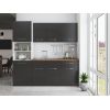 Bucatarie Sofia 200 cm, Wenge, Blat termic nuc, Corp cuptor incorporabil