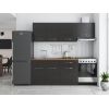 Bucatarie Sofia 200 cm, Wenge, Blat termic nuc, Corp hota