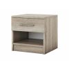 Set dormitor Beta, sonoma, dulap 183 cm, pat 140×200 cm, 2 noptiere, comoda