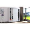 Dressing Beta alb 180x200x58 cm cu oglinda
