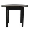 Masa living poli1 w, wenge, extensibila 100/130 cm, lemn masiv de fag/pal
