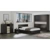 Set dormitor dome 1-20, wenge, dulap 200 cm, pat 160×200 cm, 2 noptiere, comoda