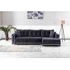 Coltar monza, 270x150x90 cm, extensibil cu lada