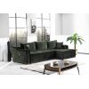 Coltar prada, verde, 270x150x90 cm, extensibil cu lada