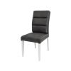 Scaun plea tapitat, gri, europa 118, lemn masiv de fag, 47x98x54 cm