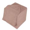 Taburet cube t, roz prafuit, stofa k, 45x38x38 cm