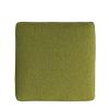 Taburet cube t, verde, stofa s, 45x38x38 cm