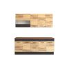 Bucatarie greta 200 cm, stejar/antracit, blat termic nuc