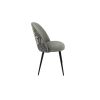 Scaun living, tapitat cu stofa premium, s-171, gri inchis