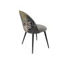 Scaun living, tapitat cu stofa premium, s-171, gri inchis