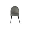 Scaun living, tapitat cu stofa premium, s-171, gri inchis