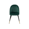 Scaun living tapitat cu stofa premium s-172, tapiterie verde