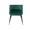 Scaun living tapitat cu stofa premium s-172, tapiterie verde