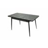 Masa extensibila t710, neagra, 135x70x75 cm