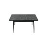 Masa extensibila t710, neagra, 135x70x75 cm