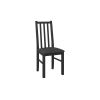Scaun din lemn masiv de fag tapitat cu stofa s-38 boss10 28b, negru