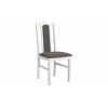 Set masa extensibila 120x150 cm cu 6 scaune tapitate, mb-13 max5 p si s-37 boss7 b 18a, wotan/bialy, lemn masiv de fag, stofa
