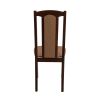 Set masa extensibila 140 x 180 cm cu 6 scaune tapitate, mb-21 modena1 si s-37 boss7 o15, nuc, lemn masiv de fag, stofa