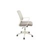 Scaun birou S-196, Gri, 100x44.5x48 cm, Material Textil