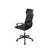 Scaun birou S-192, 116x45x49 cm, Negru, Material Textil