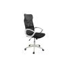 Scaun birou S-191, 116x45x49 cm, Negru, Material Textil