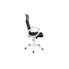 Scaun birou S-191, 116x45x49 cm, Negru, Material Textil