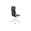Scaun birou S-191, 116x45x49 cm, Negru, Material Textil