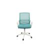Scaun birou S-196, Turcoaz, 100x44.5x48 cm, Material Textil