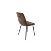 Scaun bucatarie Tapitat S-208, Stofa, Maro