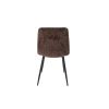 Scaun bucatarie Tapitat S-208, Stofa, Maro