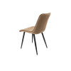 Scaun bucatarie tapitat S-214, Stofa, Maro