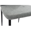 Scaun tapitat S-213, Stofa, Gri deschis