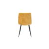Set 4 scaune bucatarie Tapitat S-208, Stofa, Galben