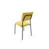 Set 2 scaune bucatarie Tapitat S-211, Stofa, Mustar