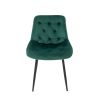 Set 4 scaune bucatarie tapitat S-212, Stofa, Verde