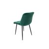 Set 4 scaune bucatarie tapitat S-212, Stofa, Verde