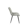 Scaun bucatarie tapitat S-214, Stofa, Gri