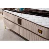 Pat Melia cu saltea 160 x 200 , tapitat, culoare cappucino