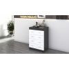 Comoda Terra antracit/gri deschis