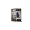 Dressing Vista, 07, alb, 150x200x61 cm, usi culisante